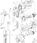 Dewalt DW248-GB Rotary Drill Spare Parts Type A2